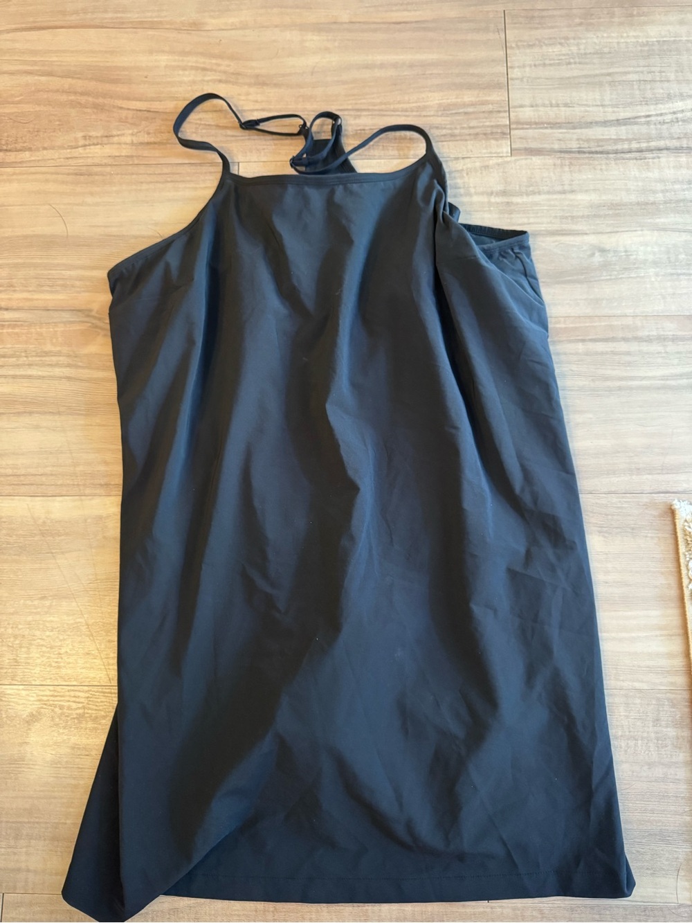 all in motion Black Spaghetti Strap Dress